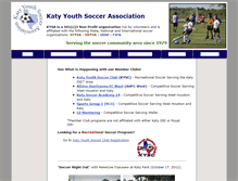 Tablet Screenshot of kysa-soccer.org